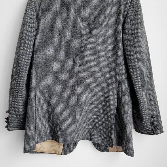 Nino Cerruti Single Breasted 100% Wool Sport Vintage Houndstooth Blazer Coat - Picture 8 of 11